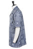 50's Milano Short Sleeve Shirt Squared Chambray - Blue Thumbnail