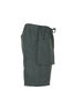 Cargo Shorts Cotton/Linen Gabardine - Green Thumbnail