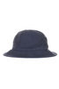 Baker Back Satin Metro Hat With Strap - Navy Thumbnail