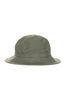 Baker Back Satin Metro Hat With Strap - Olive Thumbnail