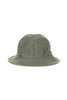 Baker Back Satin Metro Hat With Strap - Olive Thumbnail