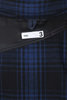 Messenger Vest Buffalo Plaid Wool - Blue Thumbnail