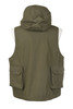 Field Vest Coated Cotton - Olive Thumbnail