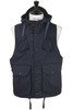 Field Vest High Count Cotton Twill - Navy Thumbnail
