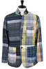 Loiter Jacket Dobby Jacquard - Navy/Yellow/Green Thumbnail