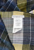 Long Scarf Navy/Yellow/Green Dobby Jacquard Thumbnail