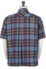 31-50-6196 Madras Short Sleeve Shirt - Wine Thumbnail