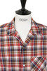 31-50-6196 Madras Short Sleeve Shirt - Red Thumbnail