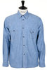 Kafka Work Shirt Chambray 475 - Blue Thumbnail