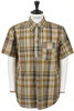 Popover BD Shirt Cotton Madras Plaid - Olive Thumbnail