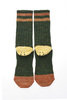 60 Yarns Grandrelle IVY RAINBOWY HAPPY Heel Socks - Green Thumbnail