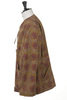 Cardigan Jacket Floral Corduroy - Khaki Thumbnail