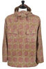 Cagoule Shirt Floral Corduroy - Light Olive Thumbnail
