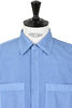 Square Shirt Micro Seersucker - Woad Thumbnail