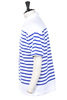 Polo Rachel Cotton Mesh - White/Blue Thumbnail