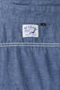 01-8270-84 Relax Fit Chambray Work Shirt - Blue Thumbnail