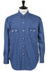 01-8124-95 Western Shirt Denim Used - Blue Thumbnail