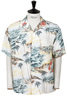 01-8158-66 Hawaiian Shirt - Ecru Thumbnail