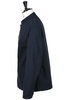 Band Collar Shirt Jacket - Navy Thumbnail
