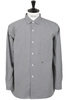 Regular Collar Gingham Check Wind Shirt - Navy Thumbnail