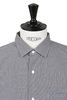 Regular Collar Gingham Check Wind Shirt - Navy Thumbnail