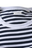COOLMAX Stripe Jersey Long Sleeve Tee - Navy/White Thumbnail