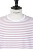 COOLMAX Stripe Jersey Long Sleeve Tee - Pink/White Thumbnail