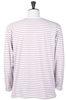 COOLMAX Stripe Jersey Long Sleeve Tee - Pink/White Thumbnail
