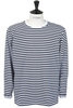 COOLMAX Stripe Jersey Long Sleeve Tee - Navy/White Thumbnail