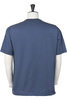 9oz Silket Athletic T-shirt - Blue/Grey Thumbnail