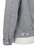 Zip Work Hickory Stripe Jacket - Indigo Thumbnail