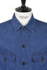 Utility Shirt Jacket Ⅱ - Fade Indigo Thumbnail