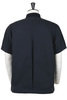 Rib Collar Shirt - Navy Thumbnail