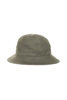 Baker Back Satin Metro Hat With Strap - Dark Olive Thumbnail