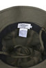 Baker Back Satin Metro Hat With Strap - Dark Olive Thumbnail