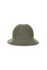 Baker Back Satin Metro Hat With Strap - Dark Olive Thumbnail