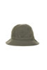 Baker Back Satin Metro Hat With Strap - Dark Olive Thumbnail