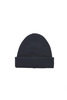 Watch Cap Linen Like Cotton Double Roll - Navy Thumbnail