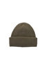 Watch Cap Linen Like Cotton Double Cuff - Olive Thumbnail