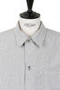 Utility Jacket Cotton Seersucker - Navy/Natural Thumbnail