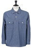 Jumper Shirt Cotton Chambray - Indigo Thumbnail