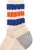 R1255 Coarse Ribbed Oldschool Crew - Blue/Orange Thumbnail