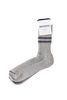 R1468 Hemp/Organic Cotton Retro Stripe Socks - Grey Thumbnail