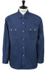 Weeds Digger Shirt 6.5oz Herringbone Denim - Indigo Thumbnail