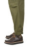 Overgrown Pants 4/5 Back Satin - Olive Thumbnail