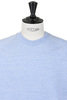 Lot #269 88/12 Heather 4 Needle Raglan Crew - Blue Thumbnail