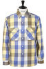 Lot#JG-06-2-1 The Ancient Flannel Work Shirt- Blue/Yellow Thumbnail