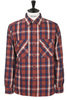 Lot#JG-06-2-1 The Ancient Flannel Rounded Pockets - Red/Navy Thumbnail