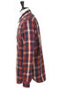 Lot#JG-06-2-1 The Ancient Flannel Rounded Pockets - Red/Navy Thumbnail