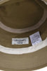 Organic Cotton Herringbone Bucket Hat - Beige Thumbnail